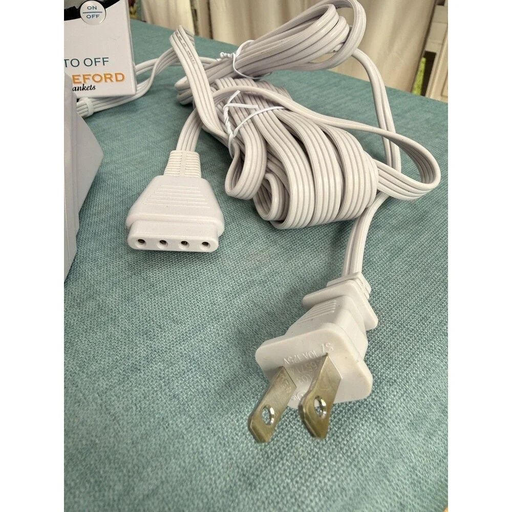 New Biddeford TC12B0-D Electric Heating Blanket 4 Prong Controller Lot Of 2